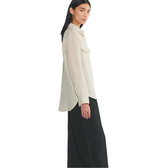 BABATON Fr ARITZIA 100% linen shirt size medium NWT - Picture 9 of 13